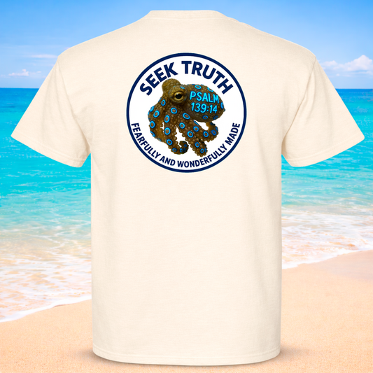 (23) Seek Truth Psalm 139:14 Christian T-Shirt Comfort Colors Short Sleeve Tee