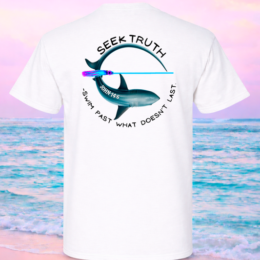 (02) Seek Truth John 14:6 Christian Tee Comfort Colors Short Sleeve Tee