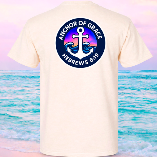 (33) Seek Truth Hebrews 6:19 Anchor T-Shirt Comfort Colors Short Sleeve T-Shirt