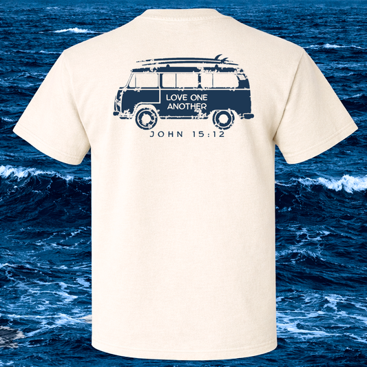 (46) Seek Truth John 15:12 Christian T-Shirt Comfort Colors Short Sleeve Tee