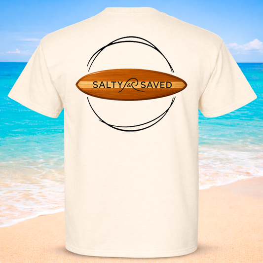 (61) Seek Truth Salty and Saved Christian T-Shirt Comfort Colors Short Sleeve Tee