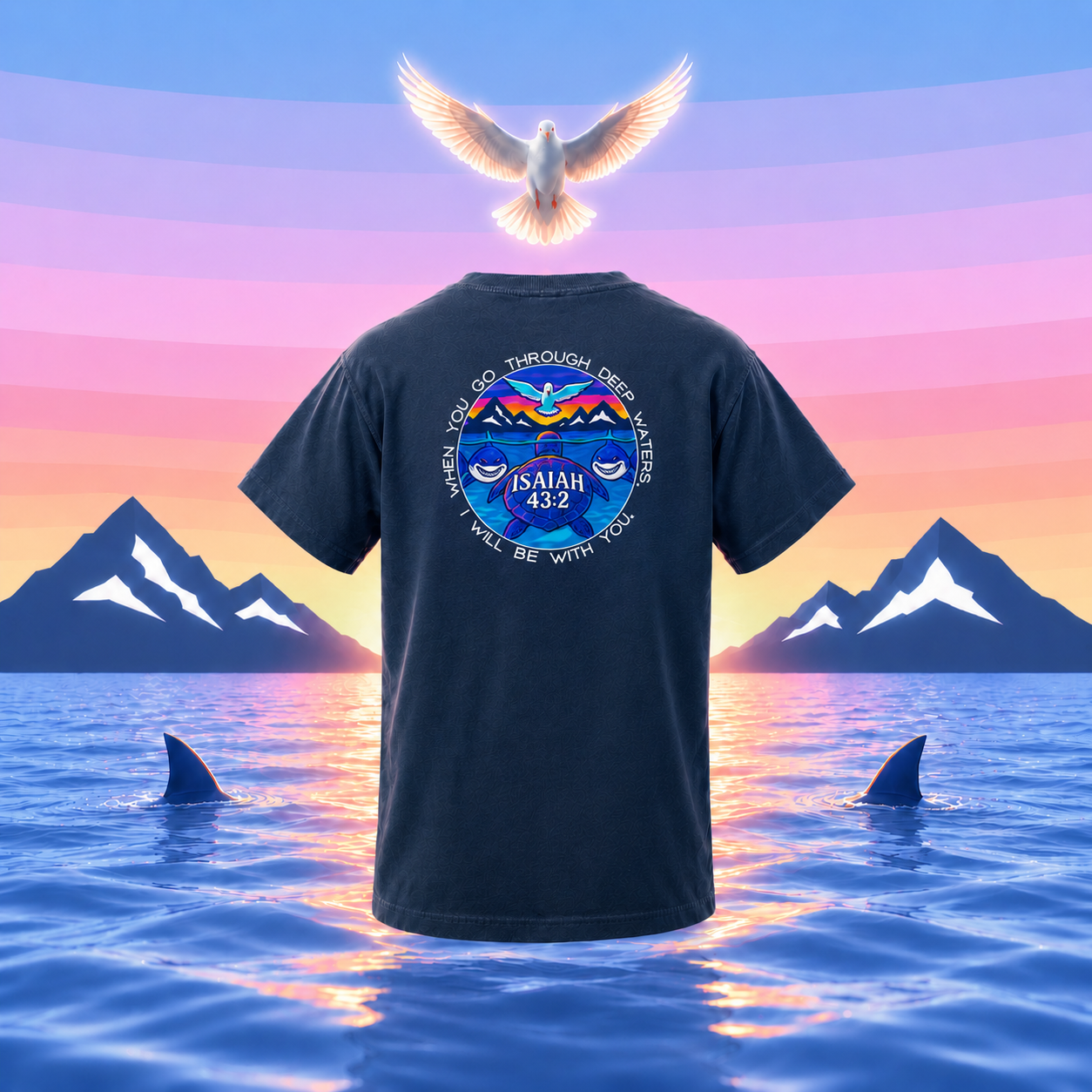 Kids Christian Faith T-Shirt – Isaiah 43:2 Seek Truth Youth Tee
