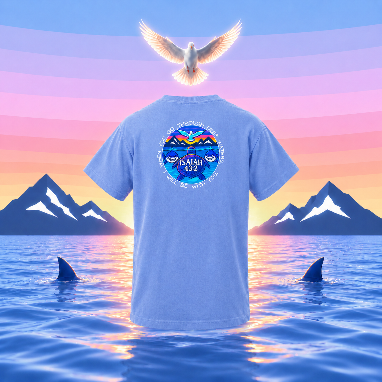 Kids Christian Faith T-Shirt – Isaiah 43:2 Seek Truth Youth Tee