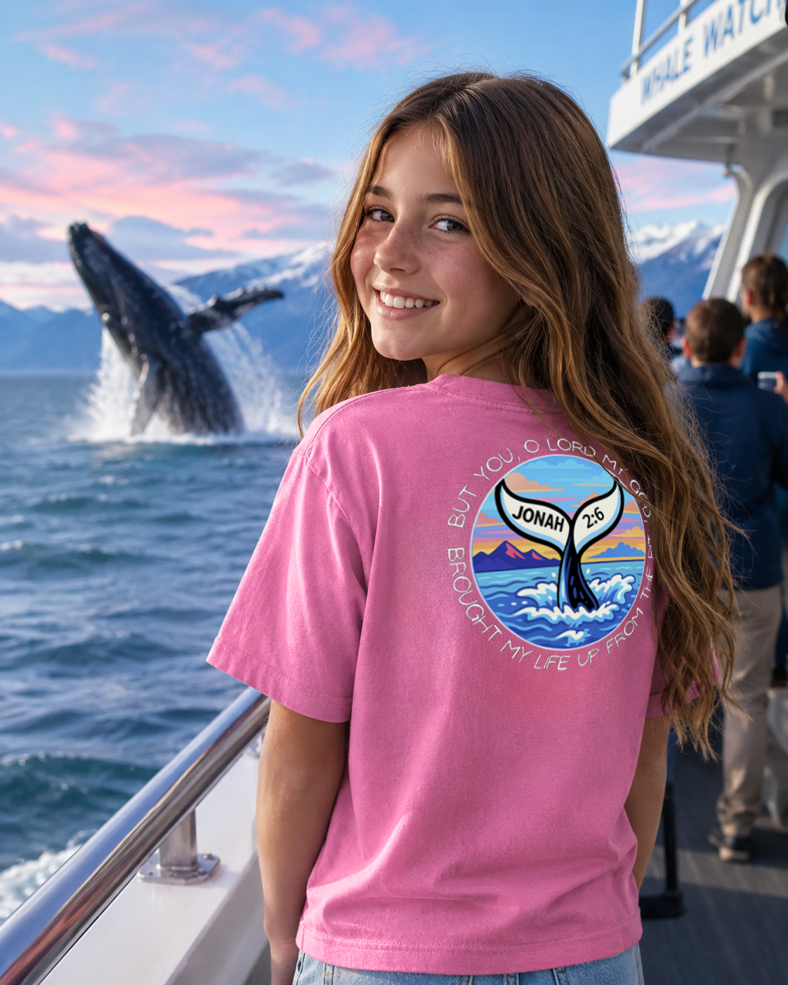 Kids Christian Faith T-Shirt – Jonah 2:6 Seek Truth Youth Tee