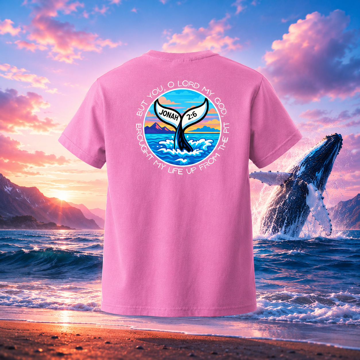 Kids Christian Faith T-Shirt – Jonah 2:6 Seek Truth Youth Tee