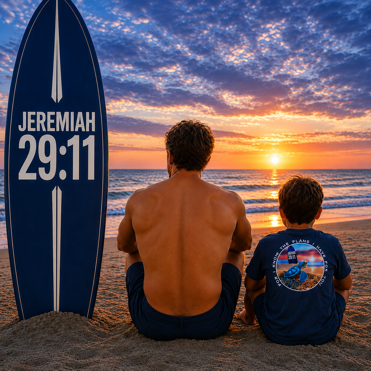 Kids Christian Sea Turtle Hatchling T-Shirt – Jeremiah 29:11 “Seek Truth” Youth Tee