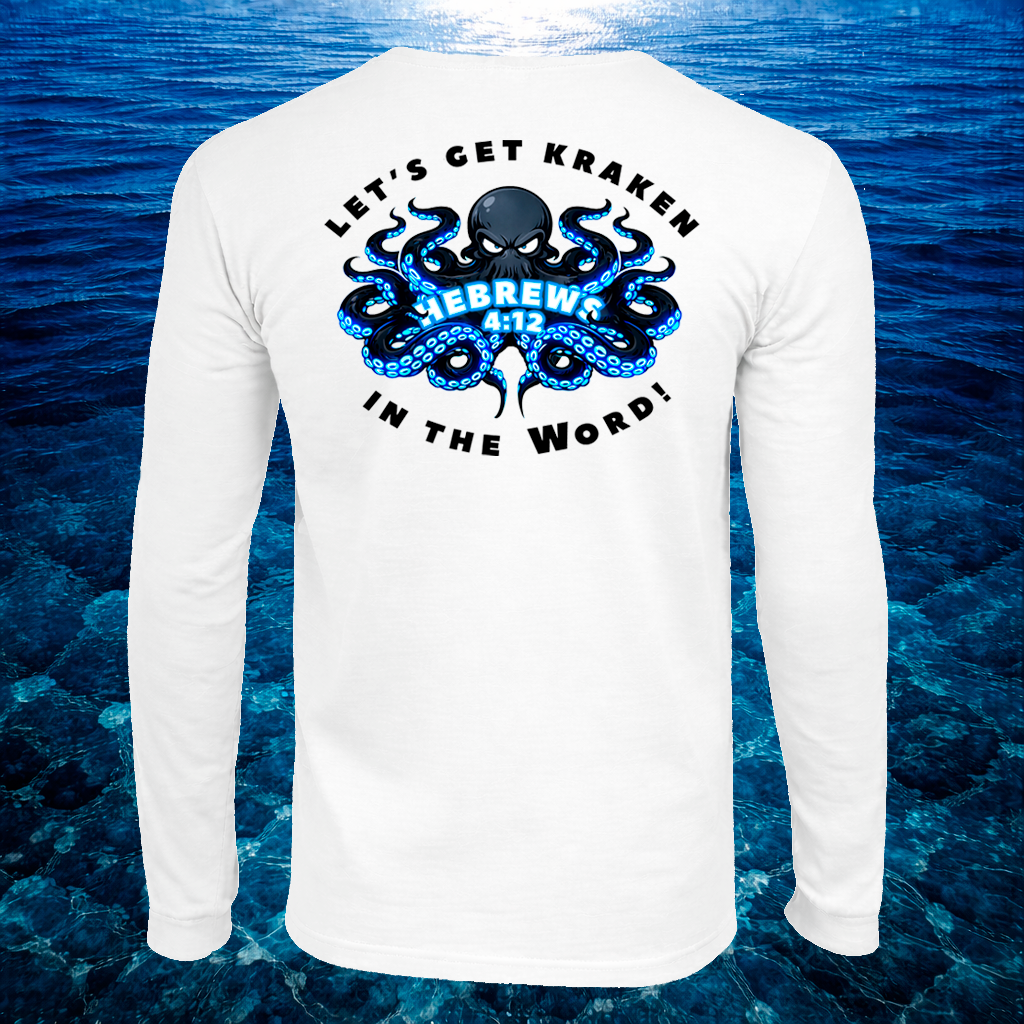 (LS04) Seek Truth Kraken Ultimate Bible Study T-Shirt Comfort Colors Long Sleeve Tee