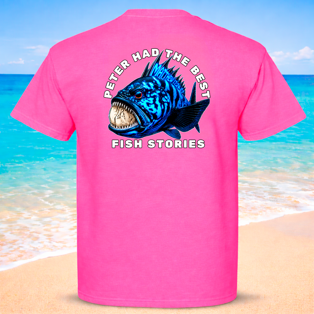 Peter Had the Best Fish Stories Christian Fishing Tee – Matthew 17:24–27