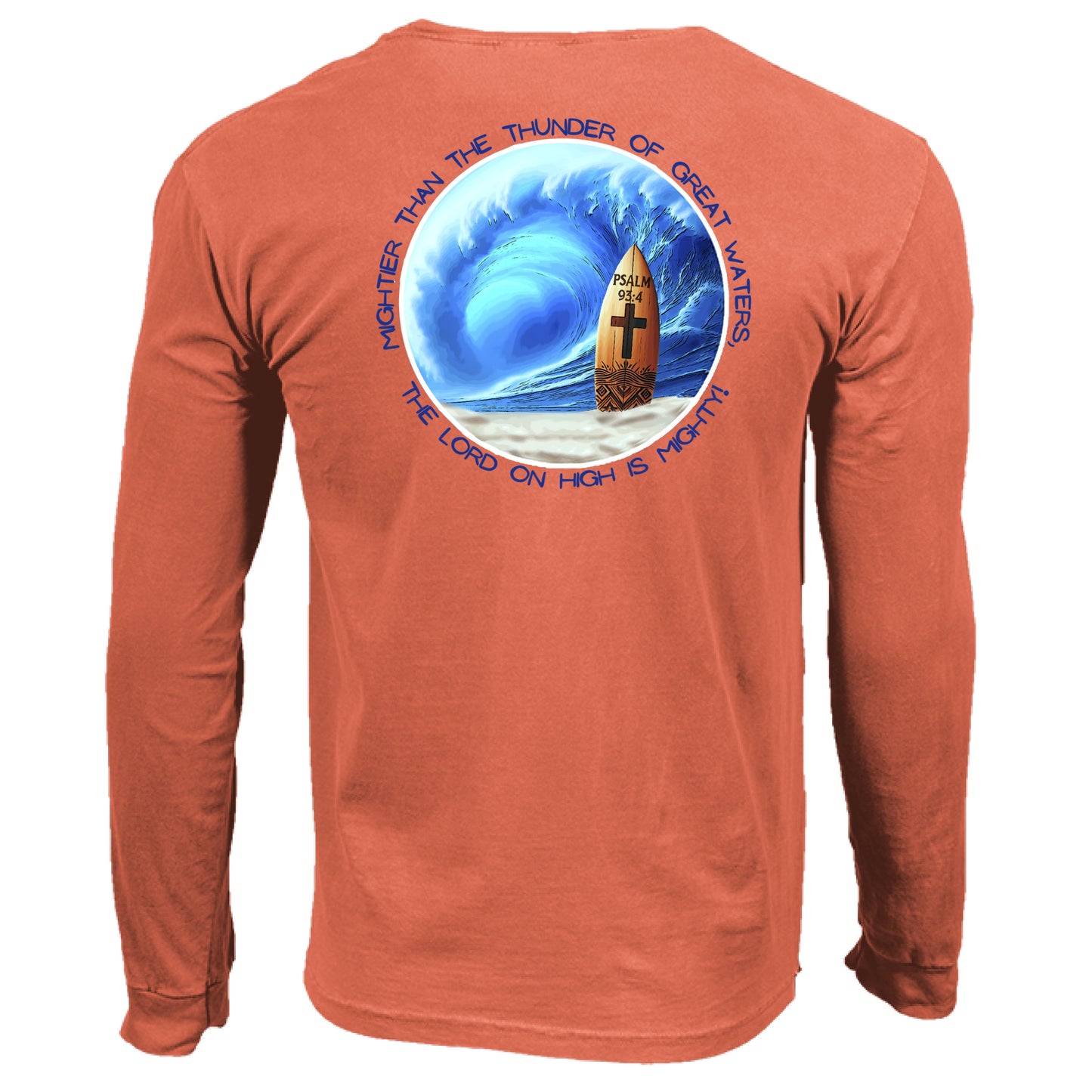 NEON RED ORANGE - BACK