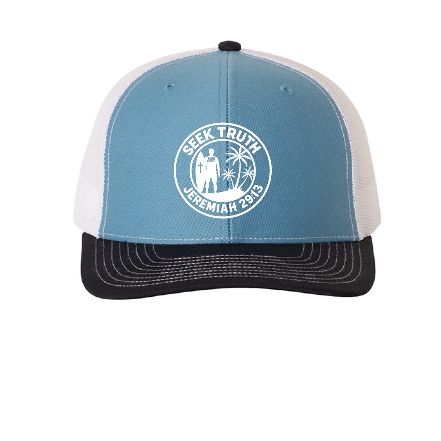 Columbia Blue/ White/ Navy - FRONT