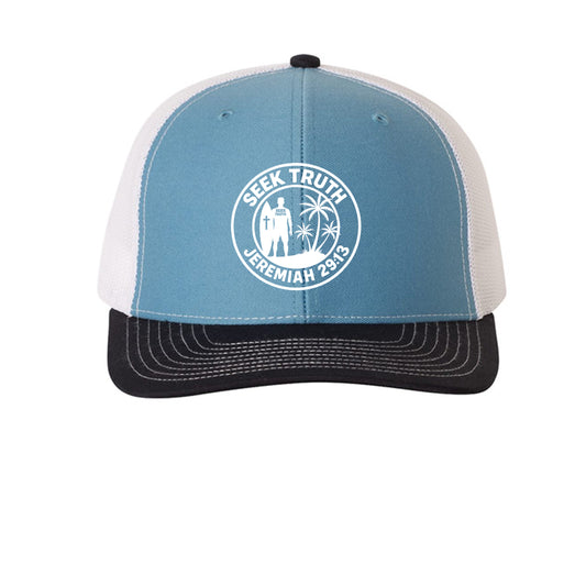 Columbia Blue/ White/ Navy - FRONT