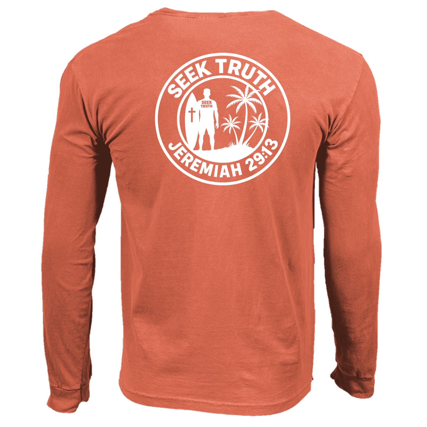 NEON RED ORANGE - BACK