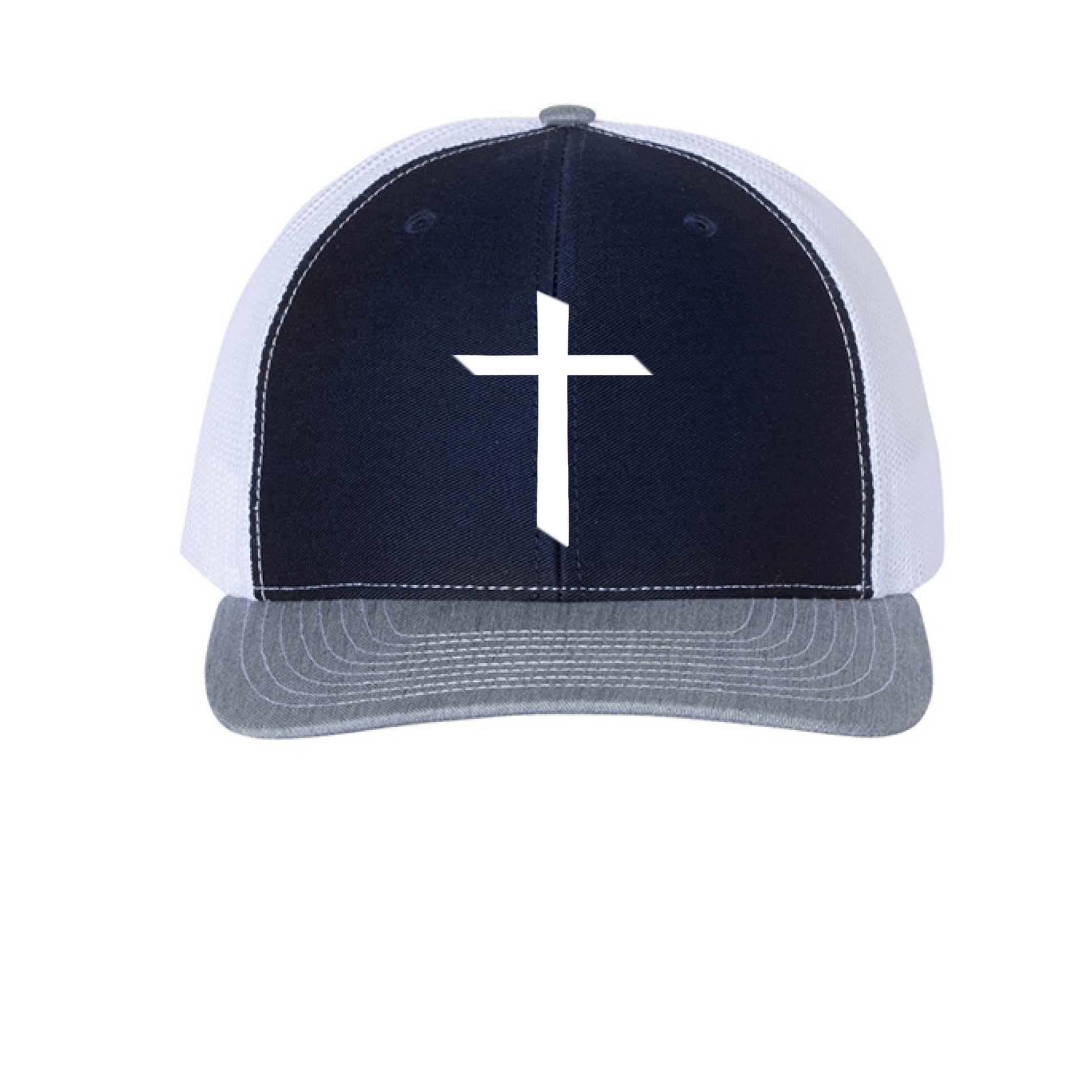 Navy/ White/ Heather Grey - FRONT