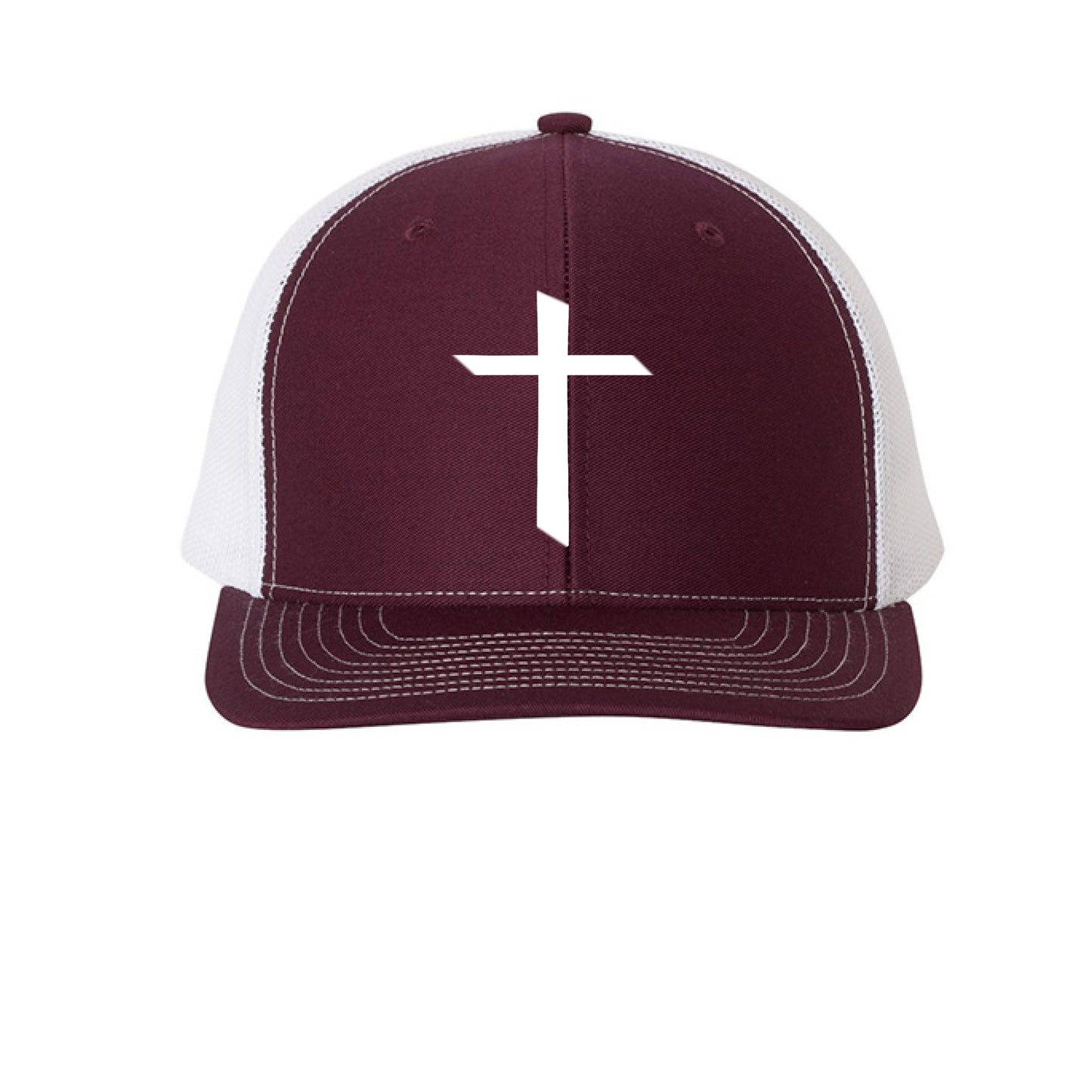 Maroon/ White - FRONT
