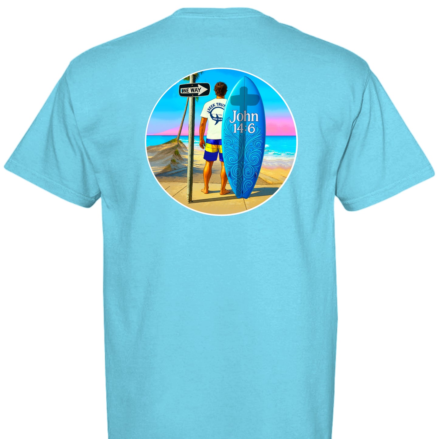 LAGOON BLUE - BACK