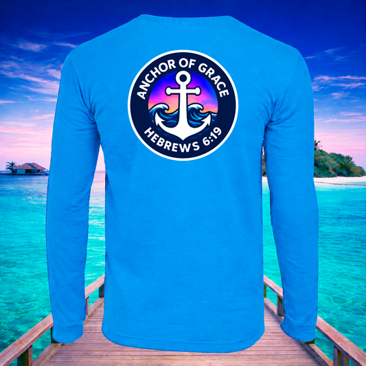 (LS07) Seek Truth Hebrews 6:19 Anchor Christian T-Shirt - Comfort Colors Long Sleeve Tee