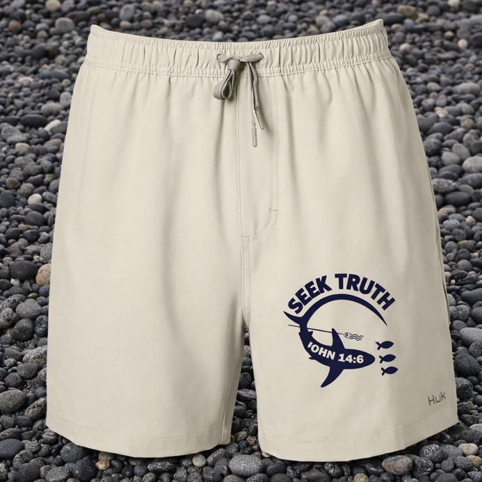 Christian Shark Performance Shorts – John 14:6 Seek Truth
