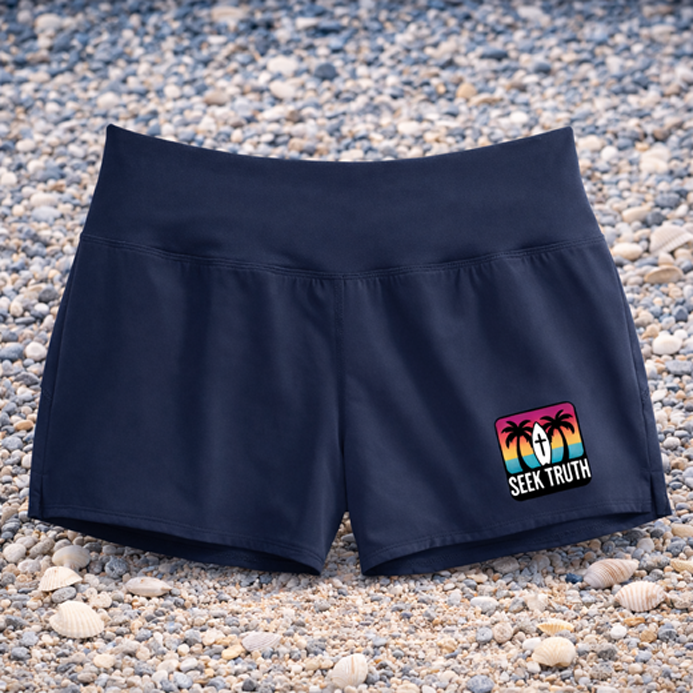 Christian Coastal Twin Palms Shorts – Seek Truth