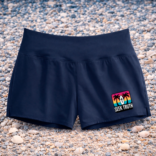 Christian Coastal Twin Palms Shorts – Seek Truth
